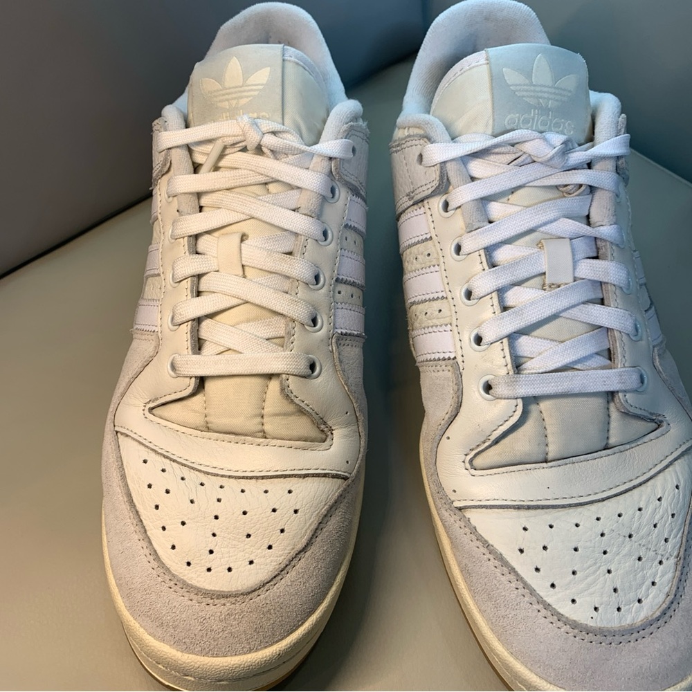 adidas White and Cream Sneakers